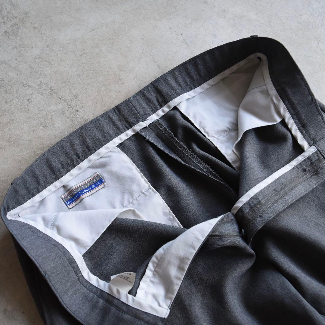 90s リーバイス アクションスラックス グレー W36 L32 USA製OVY