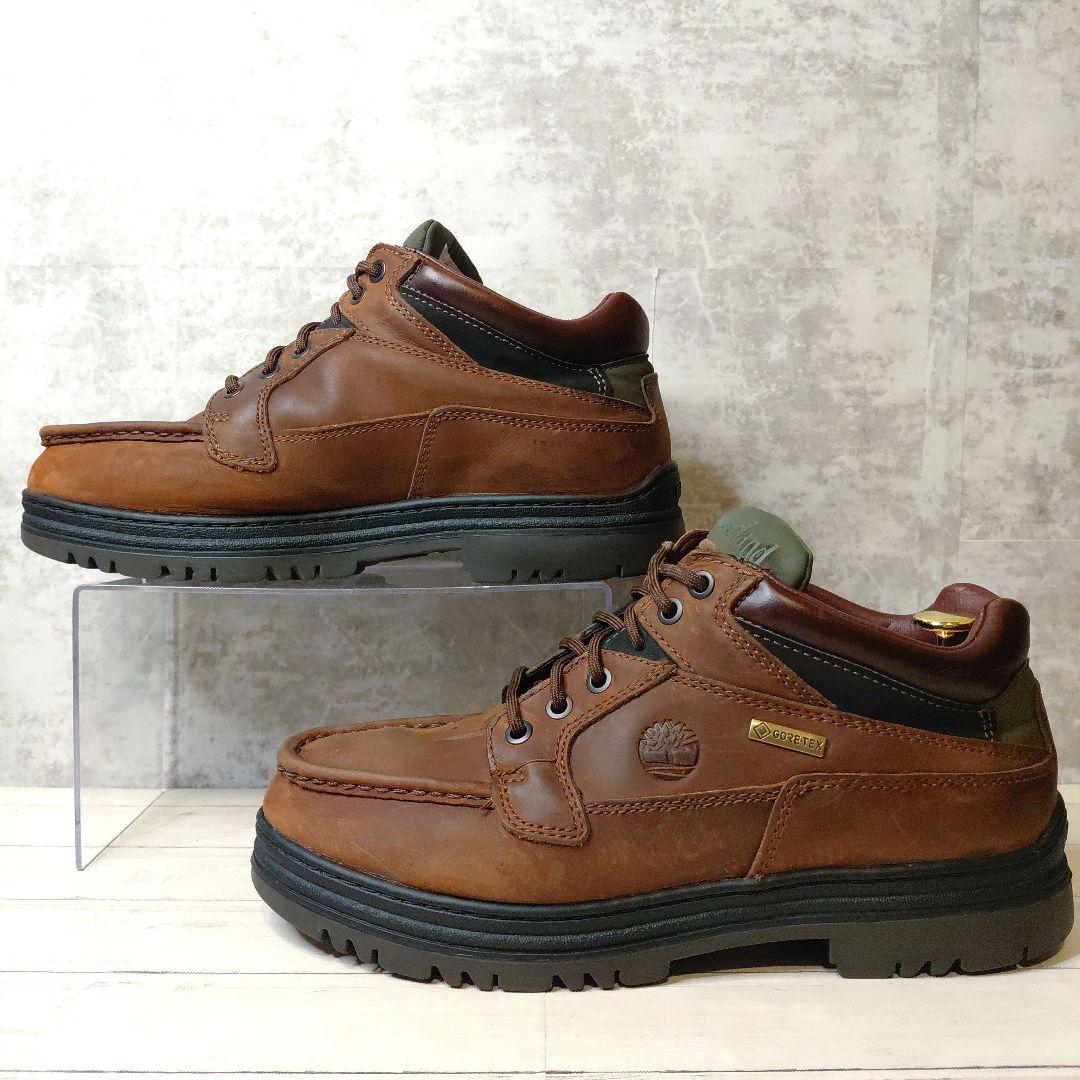 美品✨Timberland ヘリテージ MOC TOE MID GTX 27