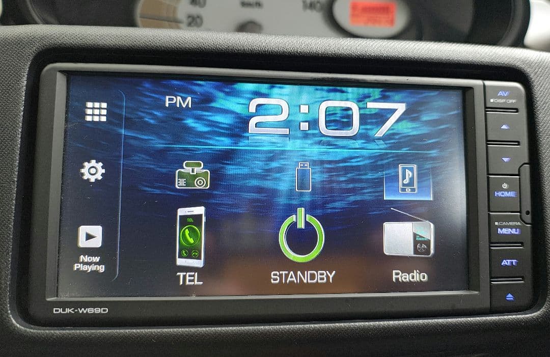 ダイハツ純正　ワイドDVD/USB/Bluetooth　DUK-W69D