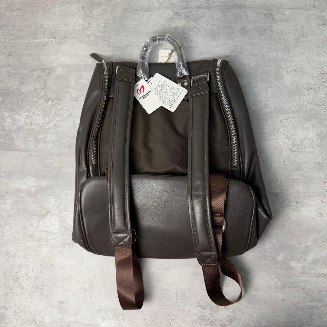 新品未使用 MASTER BUNNY EDITION ラムレザー リュック 茶