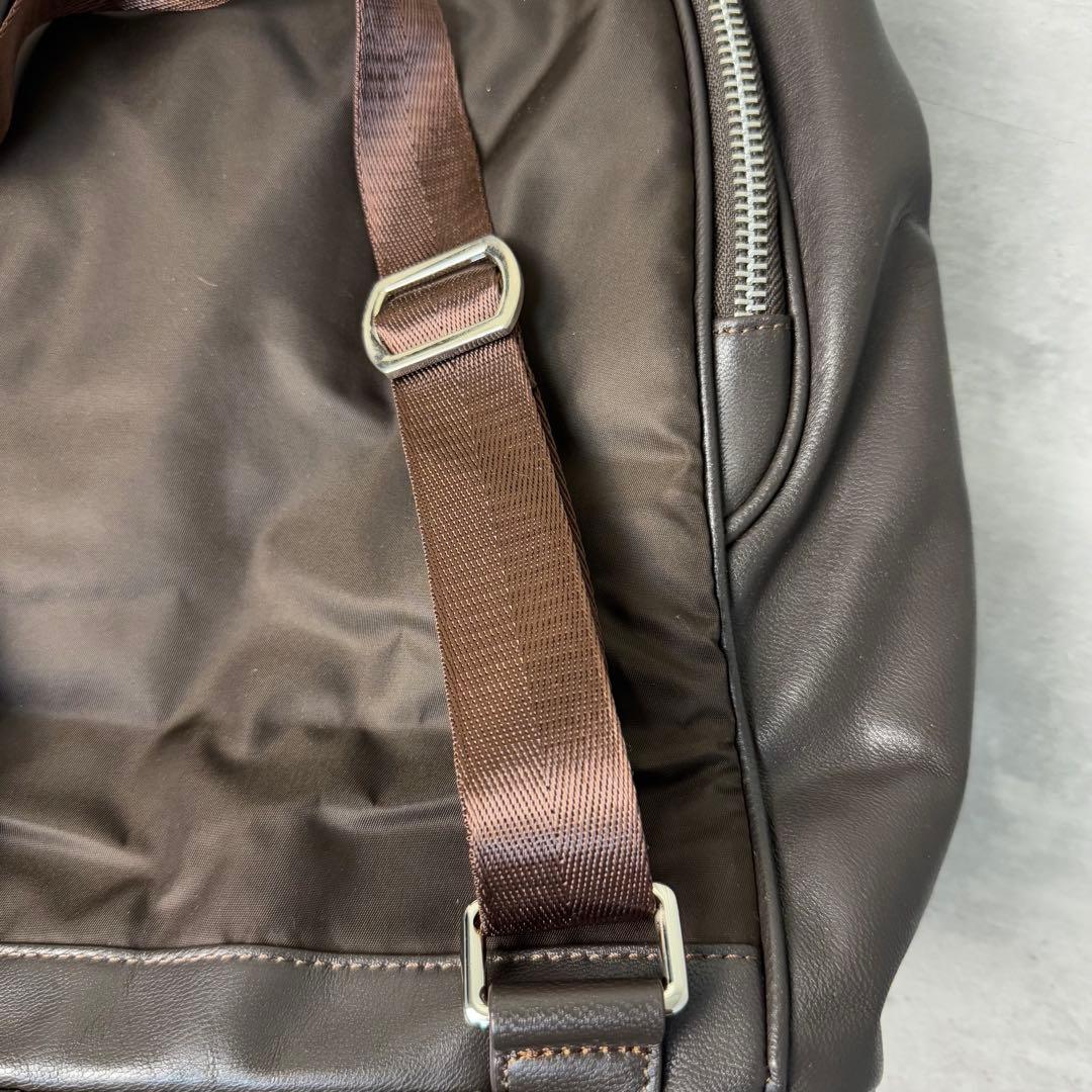 新品未使用 MASTER BUNNY EDITION ラムレザー リュック 茶