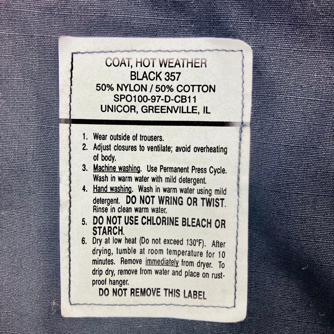 A*9様 【希少・極美品】アメリカ軍 BLACK357 BDUジャケット　M-S