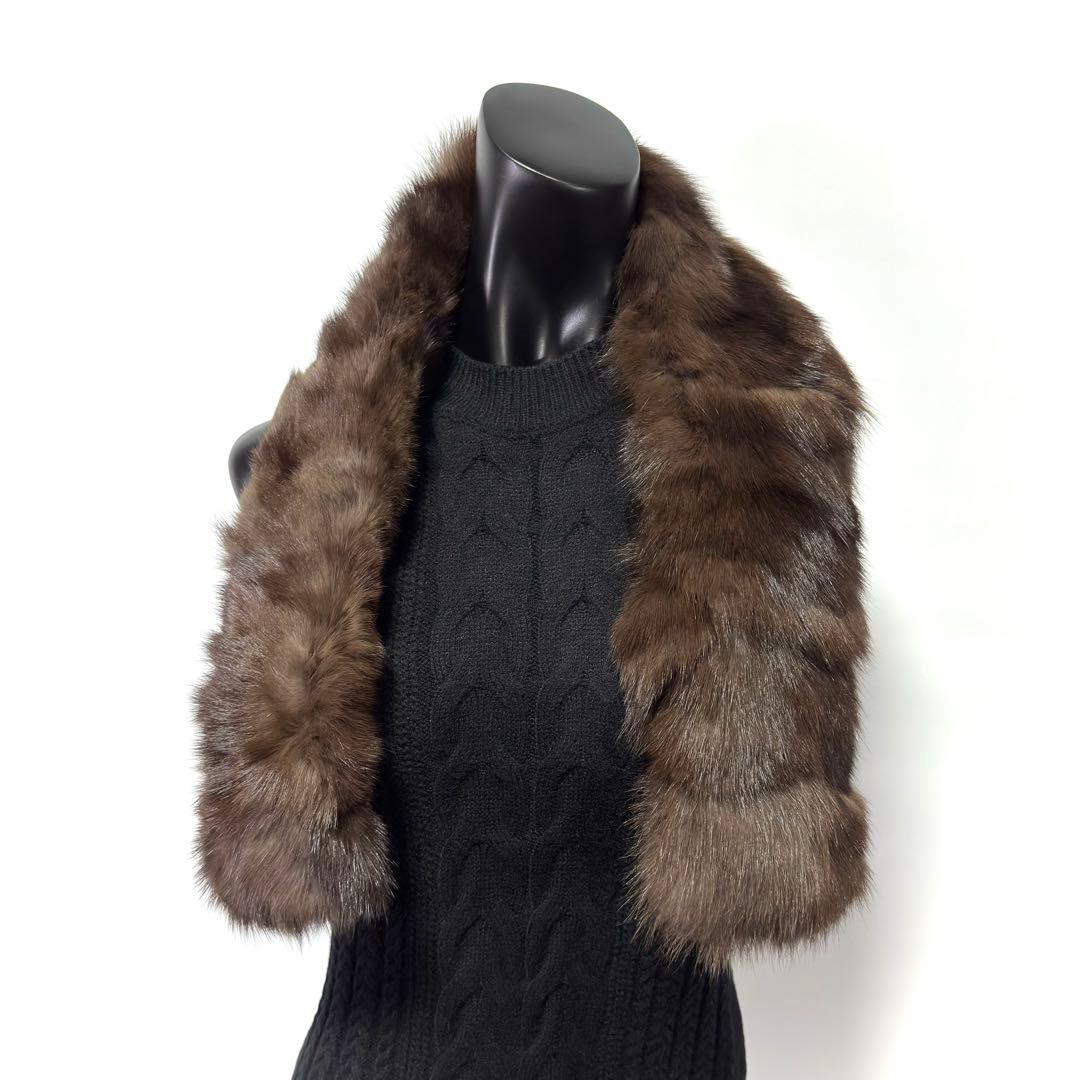 【SOBOL】RUSSIAN SABLE ロシアンセーブル 黒貂 ファーストール