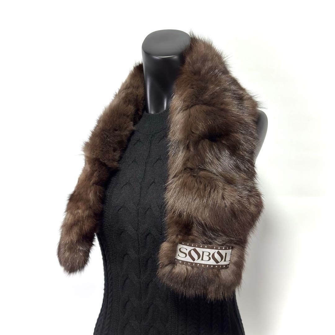 【SOBOL】RUSSIAN SABLE ロシアンセーブル 黒貂 ファーストール