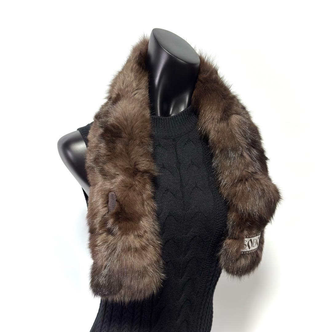 【SOBOL】RUSSIAN SABLE ロシアンセーブル 黒貂 ファーストール