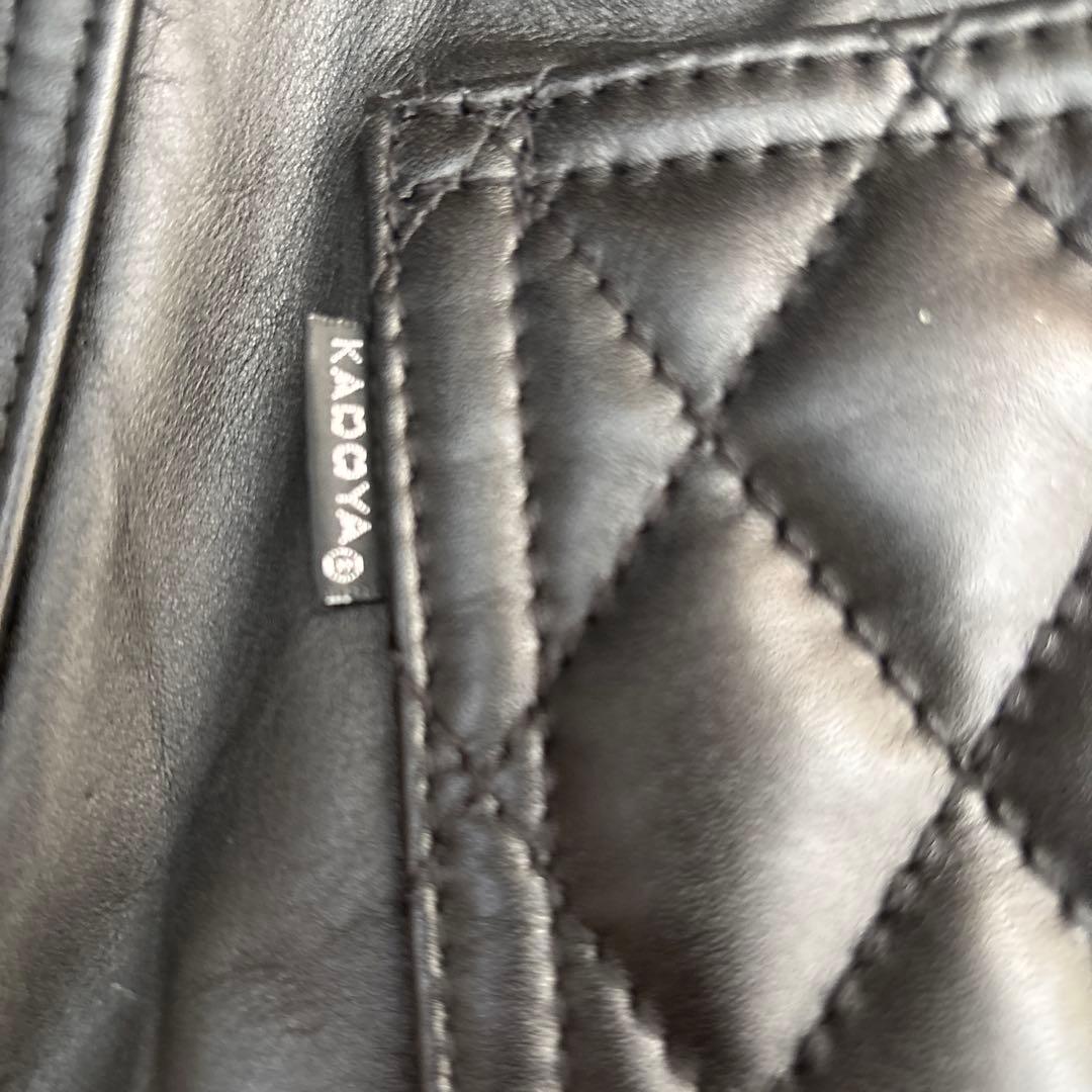 KADOYA レザーパンツ サイズ28 ブラック