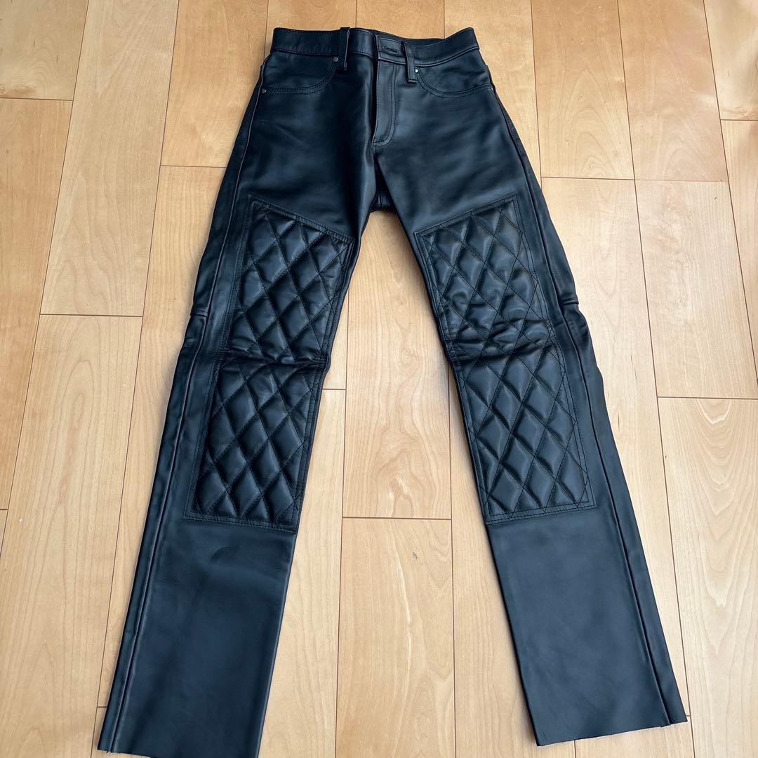 KADOYA レザーパンツ サイズ28 ブラック