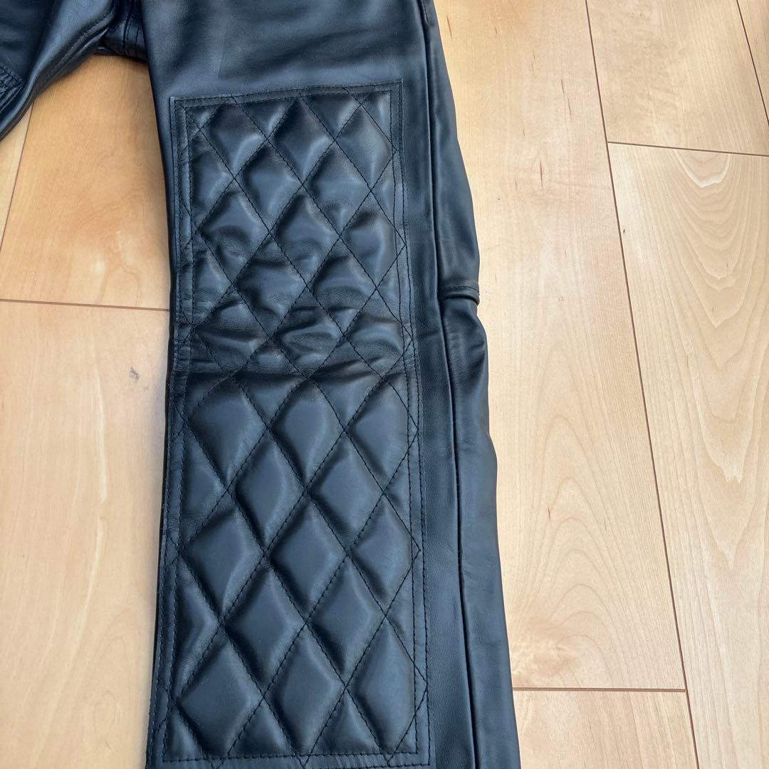 KADOYA レザーパンツ サイズ28 ブラック