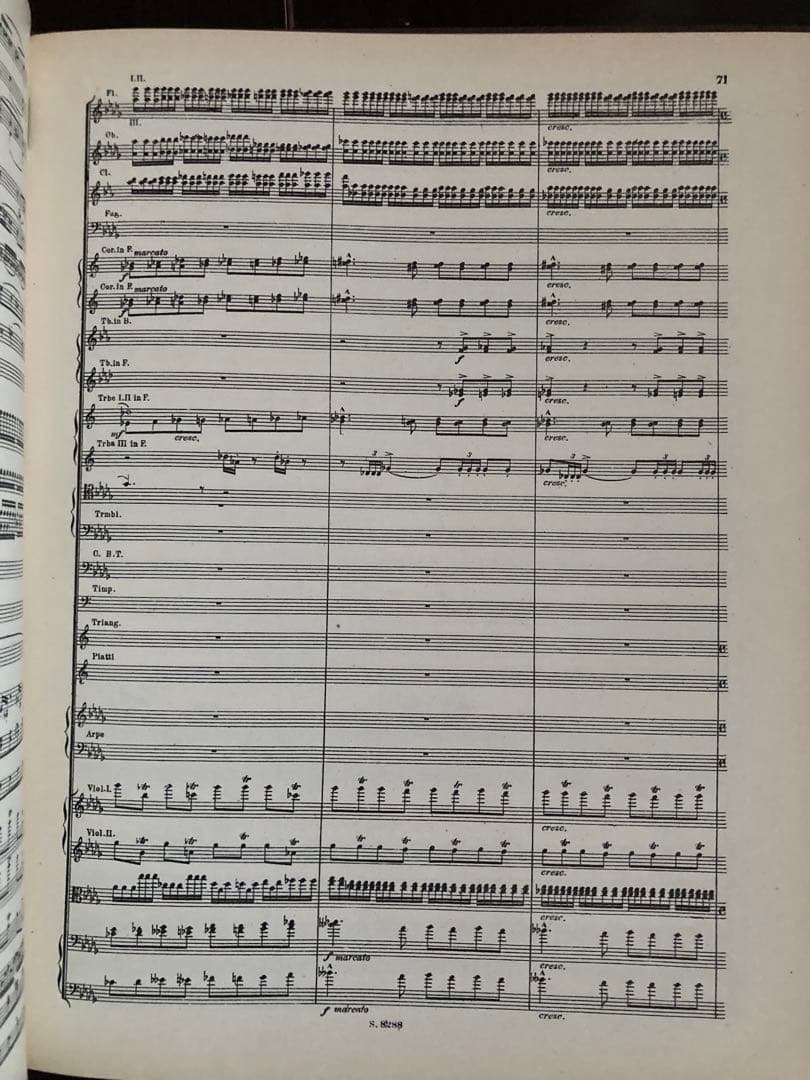 ブルックナー :交響曲第８番（シャルク改訂版1892）〜スタディスコア