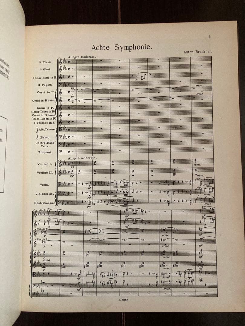 ブルックナー :交響曲第８番（シャルク改訂版1892）〜スタディスコア