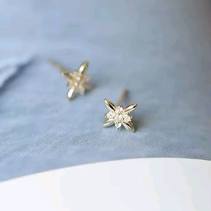 X724 と X821 ピアス レディース ゴールド k18 S925 ダイヤ