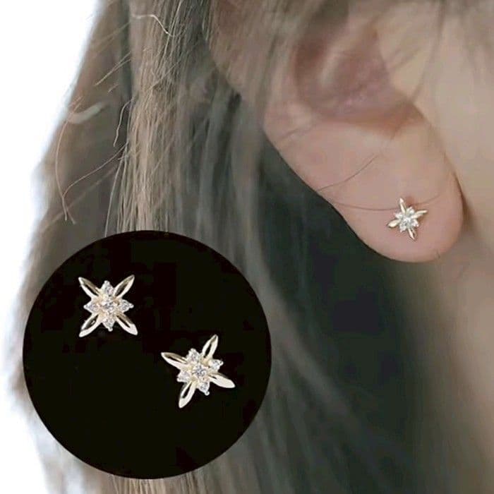 X724 と X821 ピアス レディース ゴールド k18 S925 ダイヤ