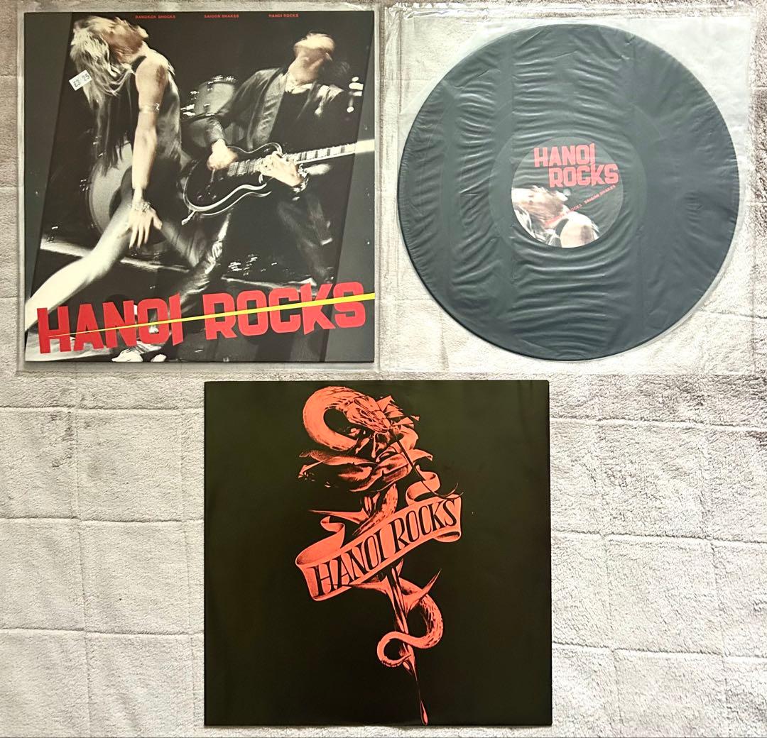 貴重Hanoi Rocks 白夜のバイオレンス1981年レコード/フィンランド盤