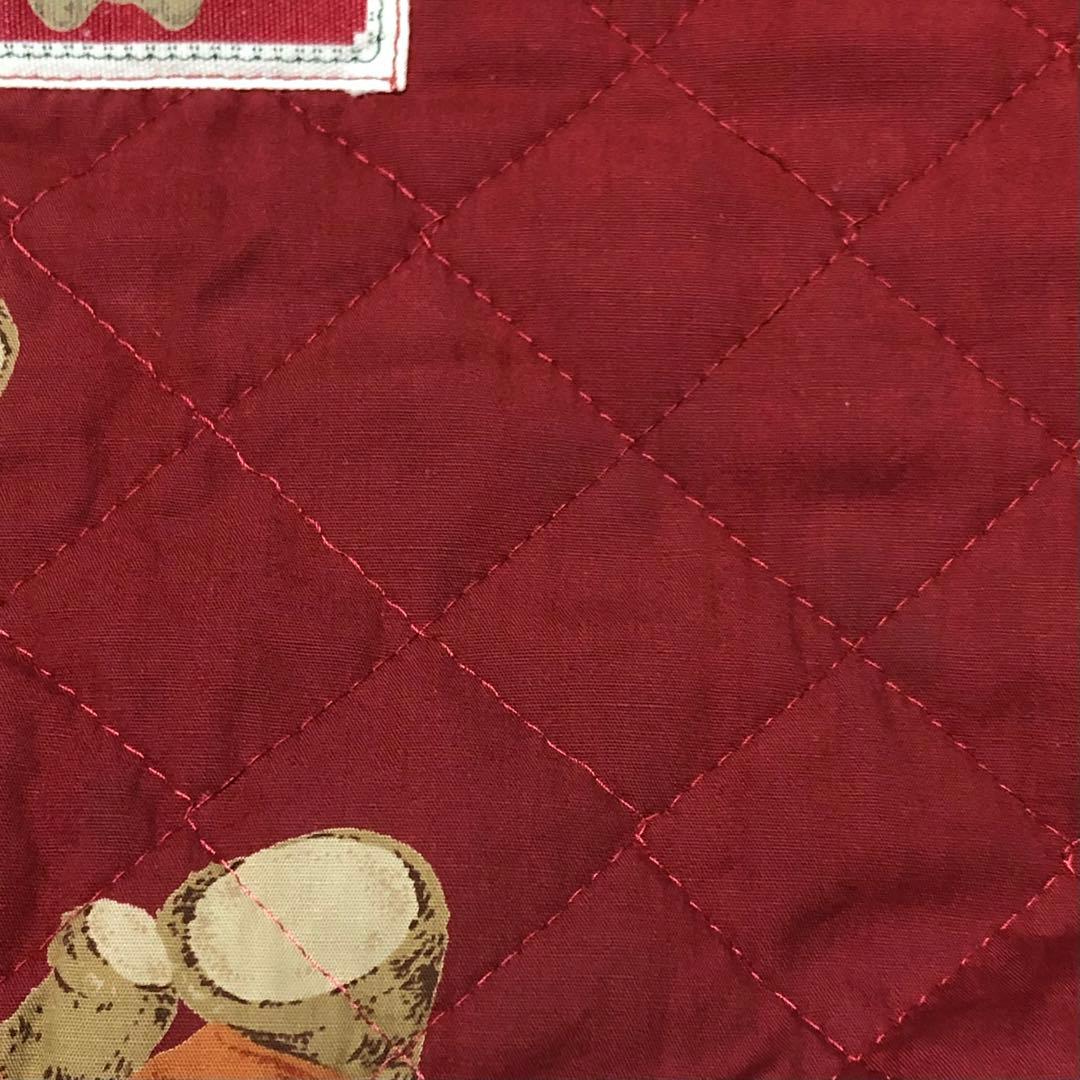 ピンクハウス くま 熊 ワッペン キルティング 中綿入り ブルゾン