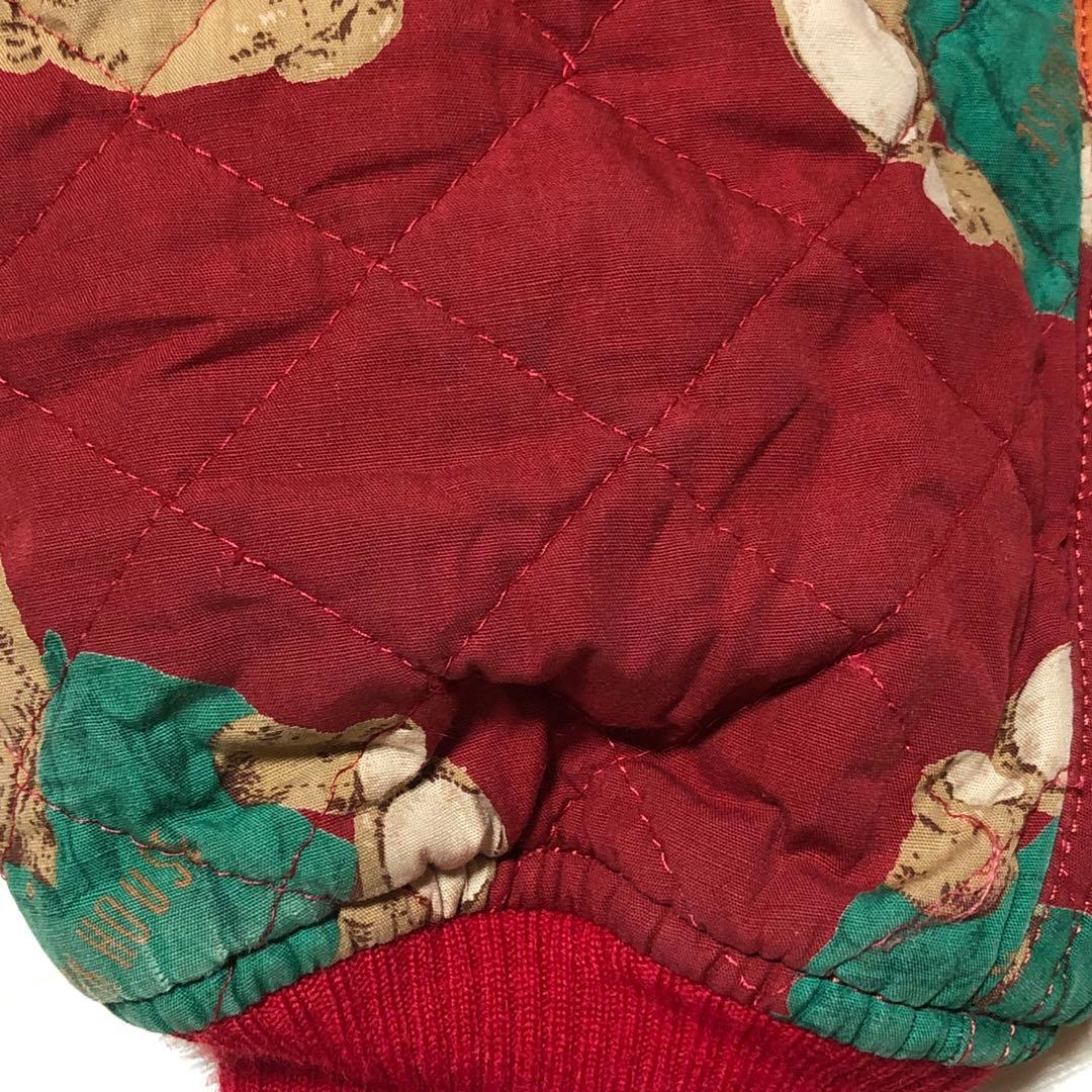 ピンクハウス くま 熊 ワッペン キルティング 中綿入り ブルゾン