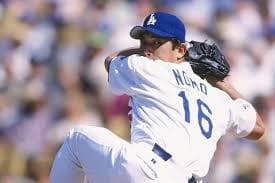 ロサンゼルス・ドジャース　野茂英雄 選手 背番号１６ ユニフォーム