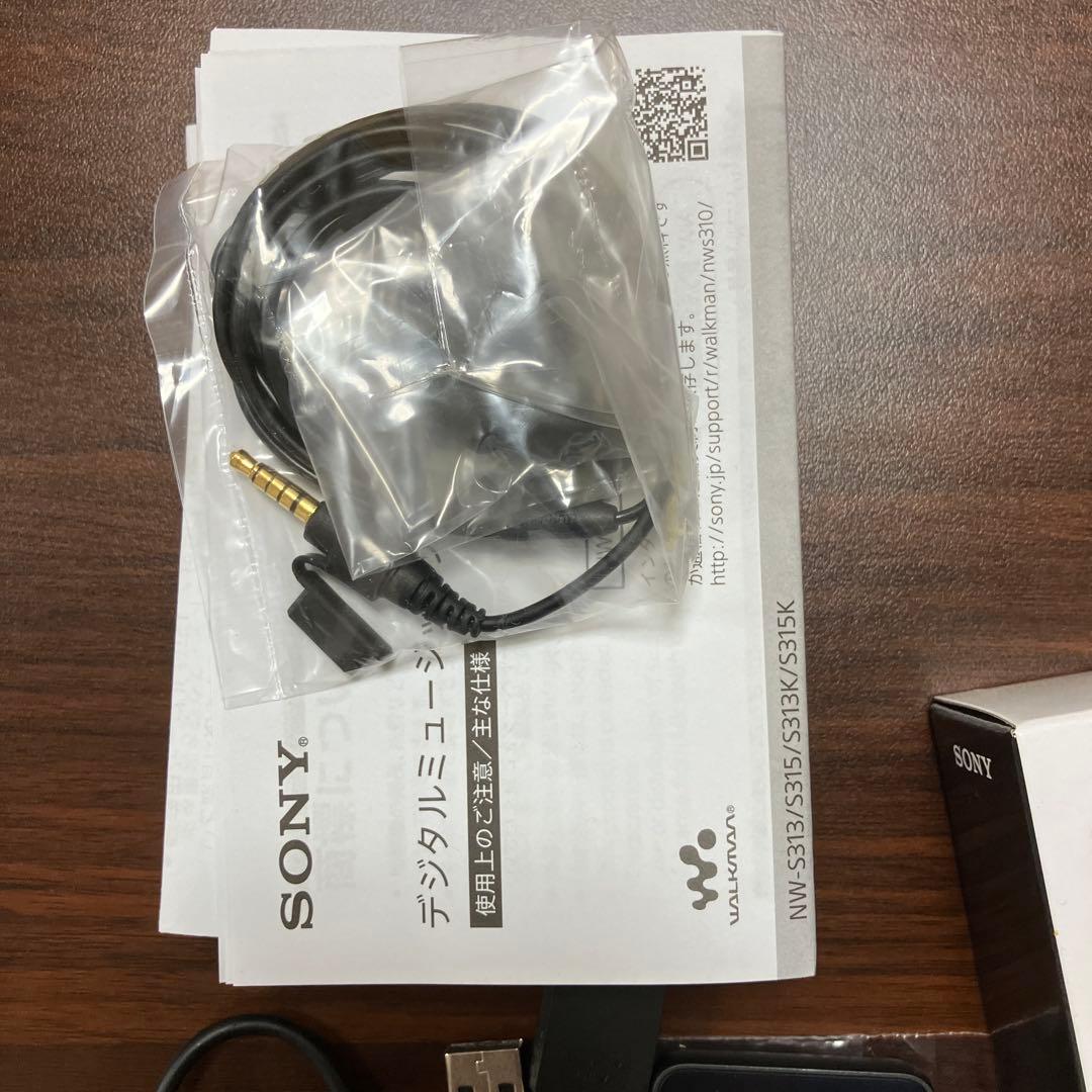 【ほぼ未使用品】Sony NW-S313 デジタルオーディオプレーヤー 4GB