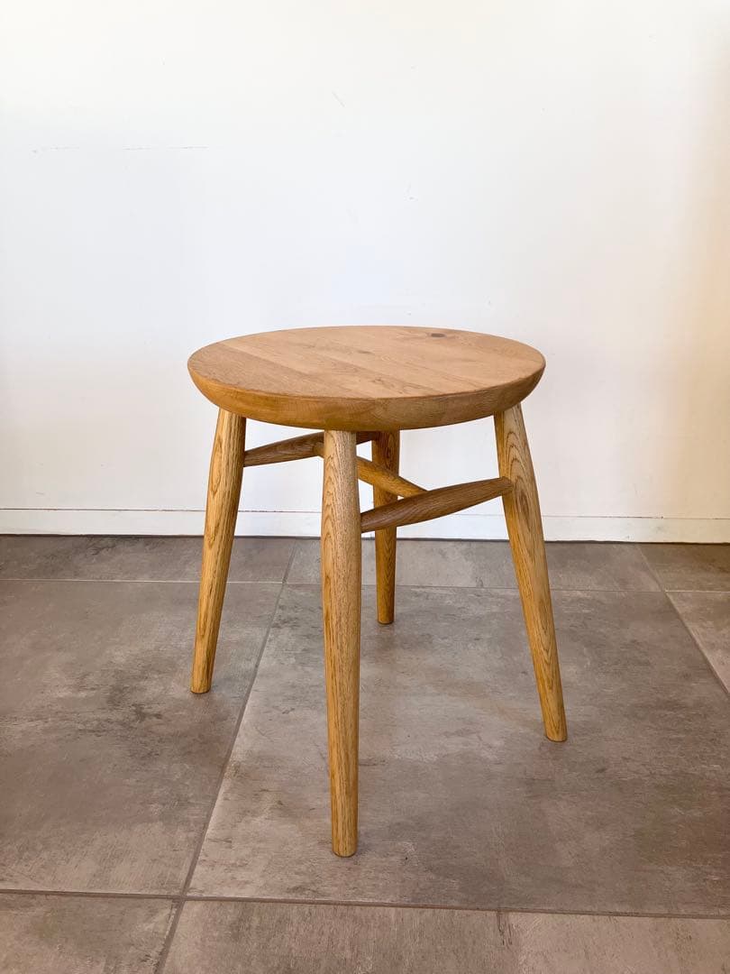 木製ラウンドスツール