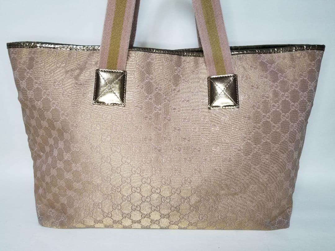 GUCCI GGキャンバス トートバッグ/ショルダーバッグ（ナイロンキャンバス）