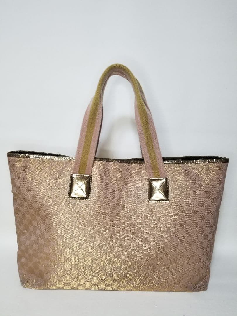 GUCCI GGキャンバス トートバッグ/ショルダーバッグ（ナイロンキャンバス）