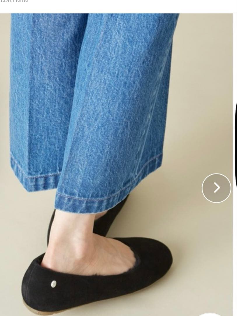 EMU Australia Mira 2.0 バレエシューズブラック5 22cm