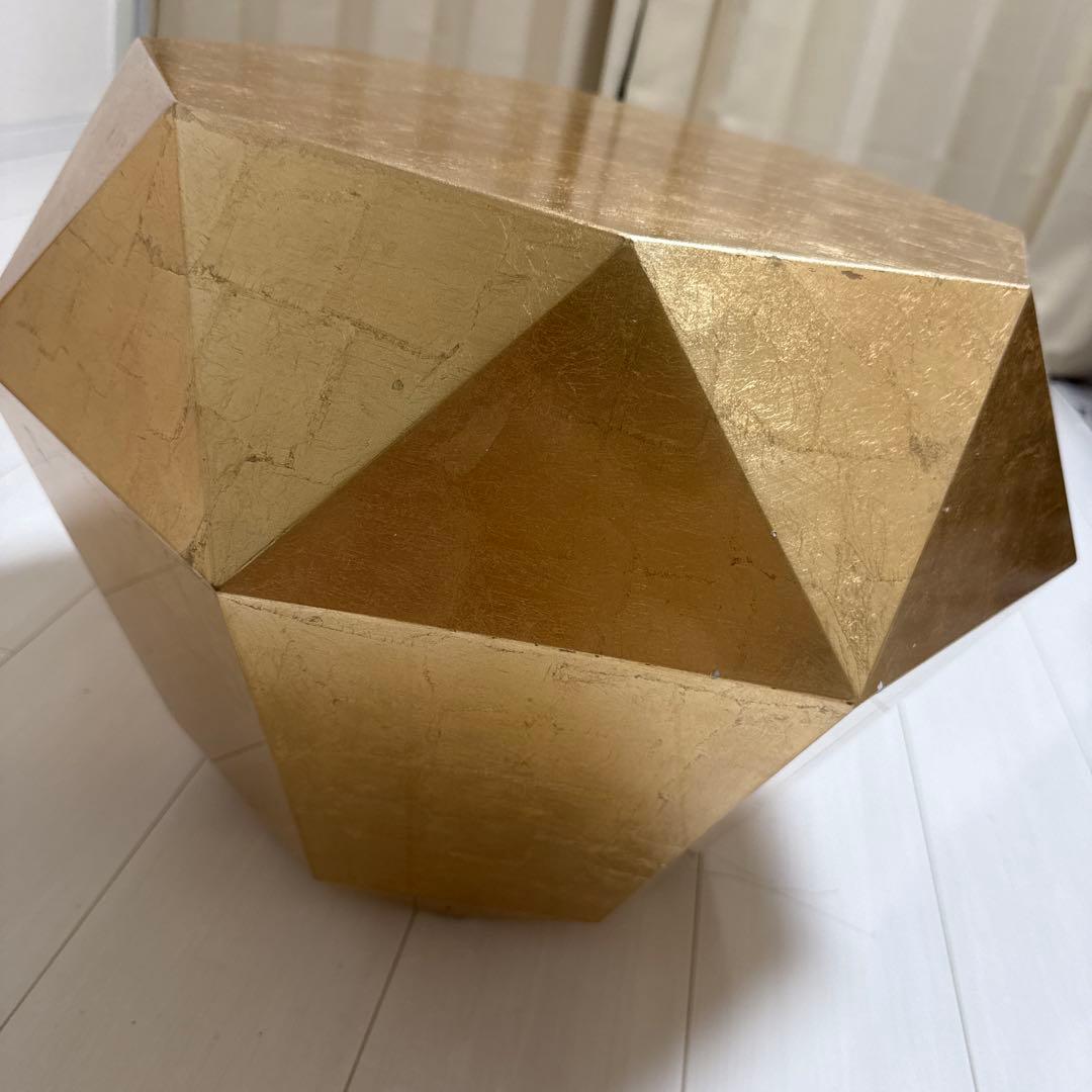 ゴールド 多面体テーブル　フランフラン
