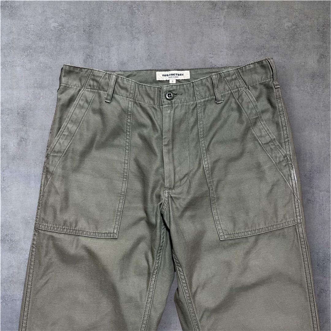 FOB FACTORY ベイカーパンツ　オリーブ　M