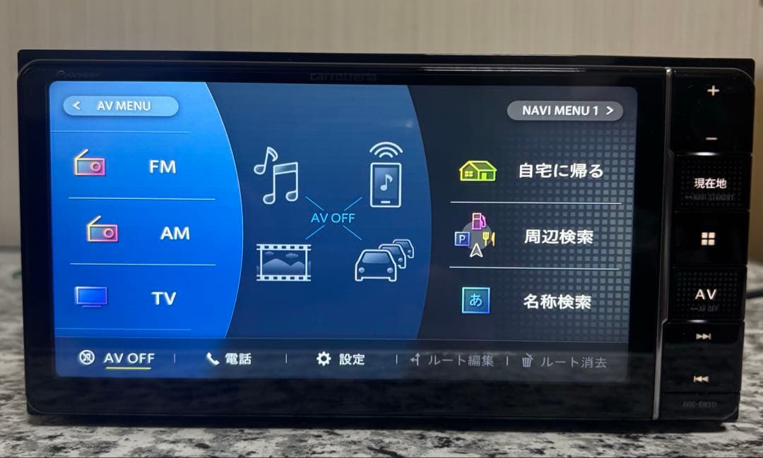 カロッツェリアAVIC-RW511地図2020