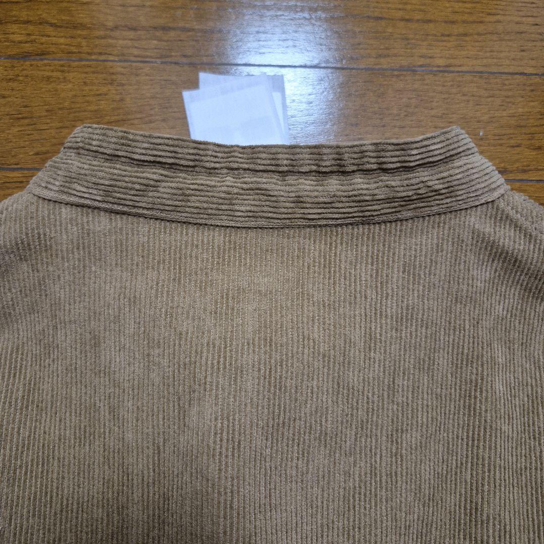 新品　45R ONEONE 起毛のミリタリーボレロ　コーデュロイ　ベージュ