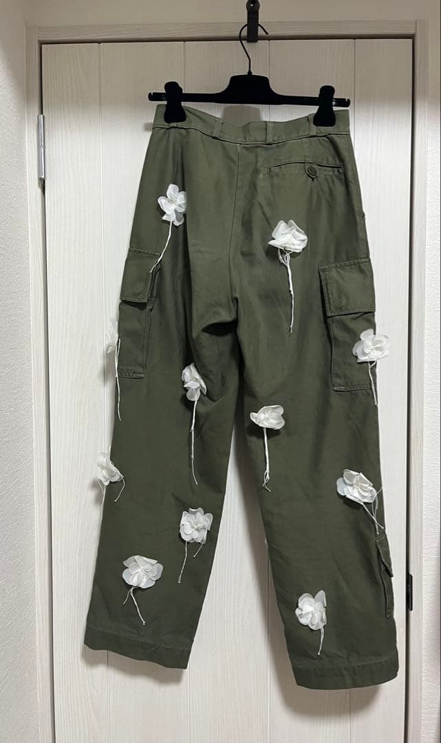 HANA YAGI フラワー装飾 カーゴパンツ