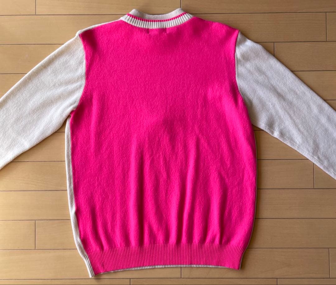 新品　archivio アクティブ セーター ホワイト/ピンク