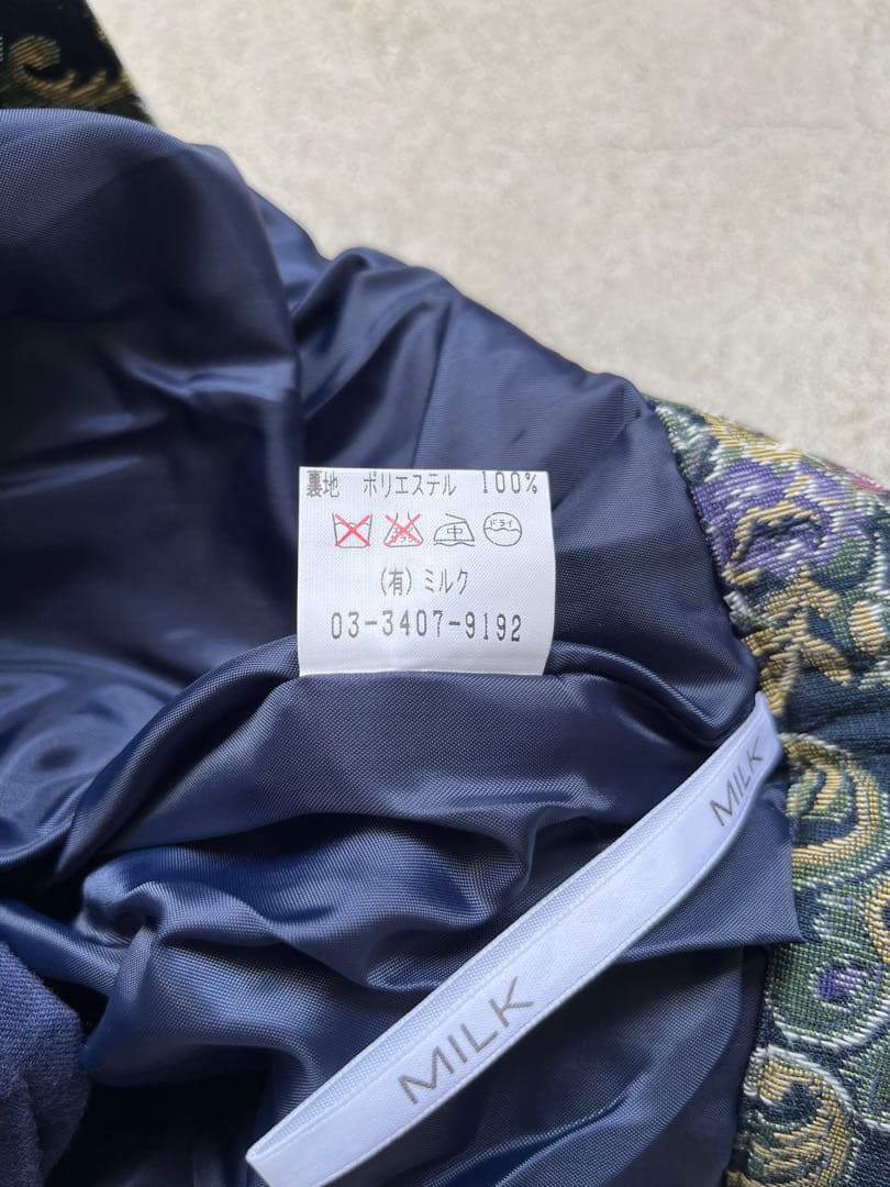 【美品】MILK ビンテージ　スカート　ゴブラン調