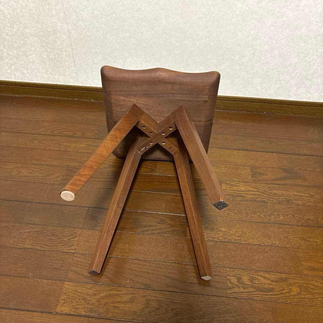 【良品】関家具 アトリエ木馬 MIKUスツール ウォールナット