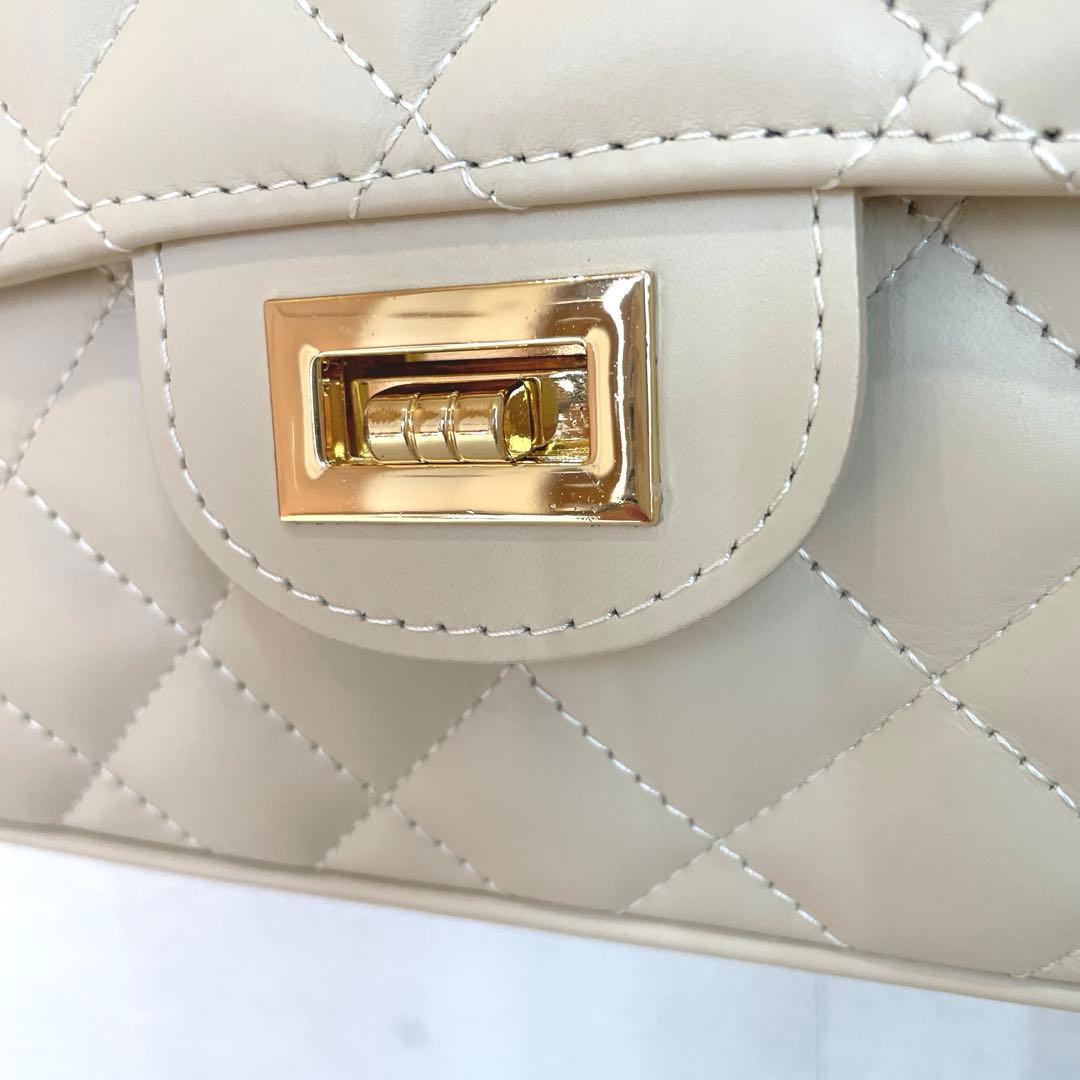 ☆うぱぱ☆【メゾンヴァンサン】定価29,700円 チェーンキルトバック