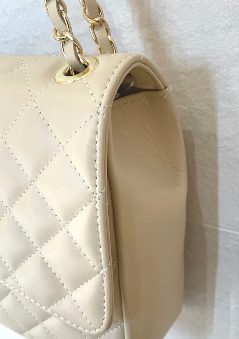 ☆うぱぱ☆【メゾンヴァンサン】定価29,700円 チェーンキルトバック