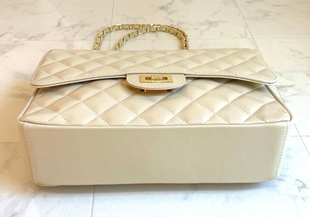 ☆うぱぱ☆【メゾンヴァンサン】定価29,700円 チェーンキルトバック