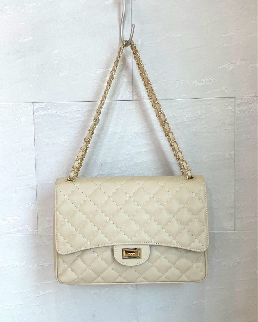 ☆うぱぱ☆【メゾンヴァンサン】定価29,700円 チェーンキルトバック