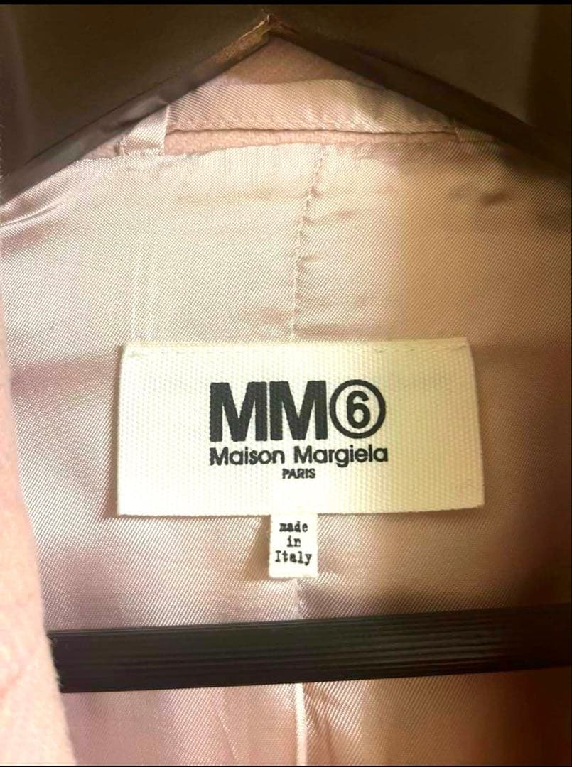 MM6 22AW チェスターコート ピンク