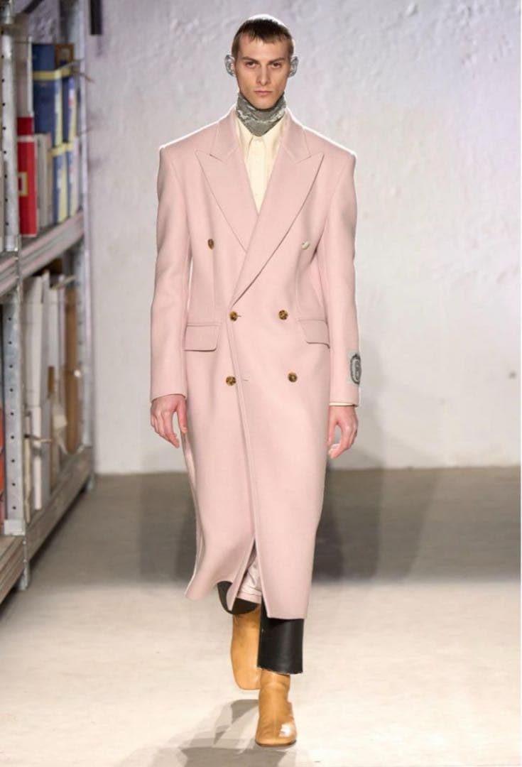 MM6 22AW チェスターコート ピンク