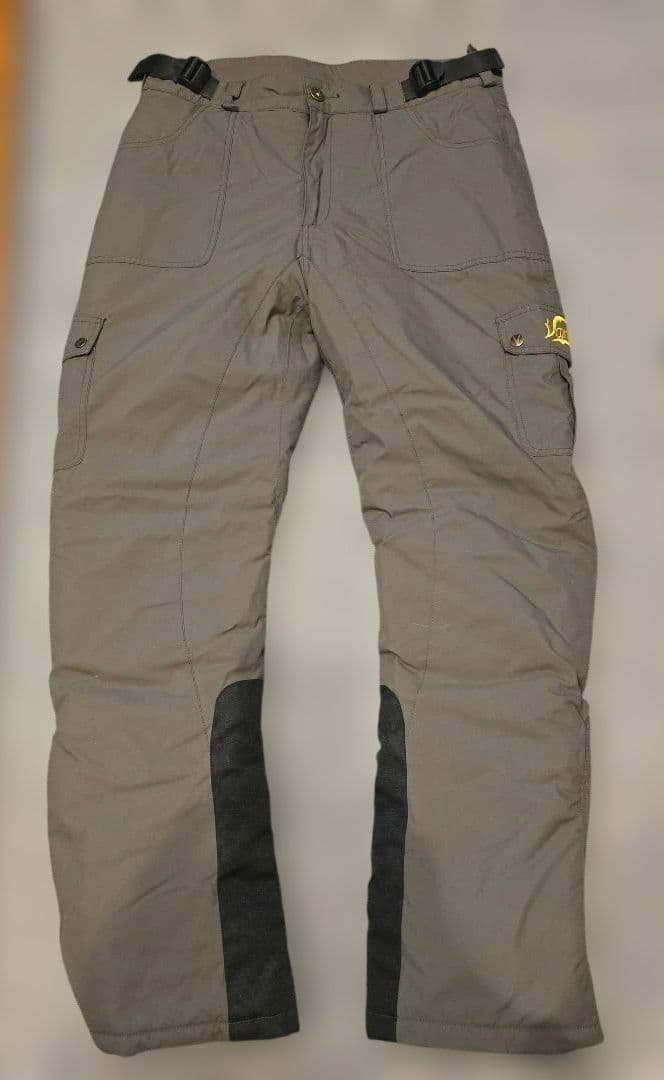 VANSON バンソン バイクパンツ LLW 中綿入 防風防寒 オリーブグリーン