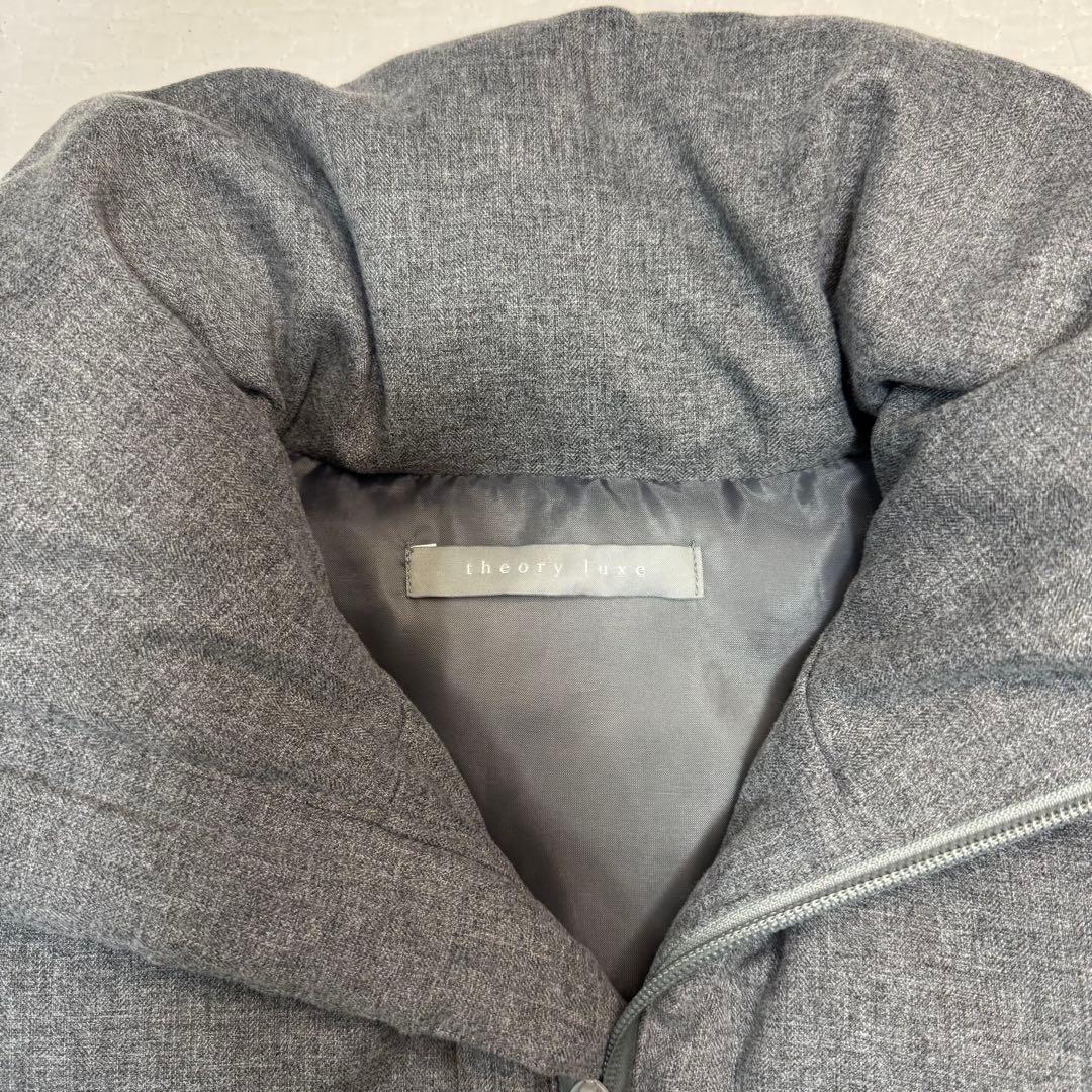 【美品】Theory luxeセオリーリュクス ダウンベスト グレー 38