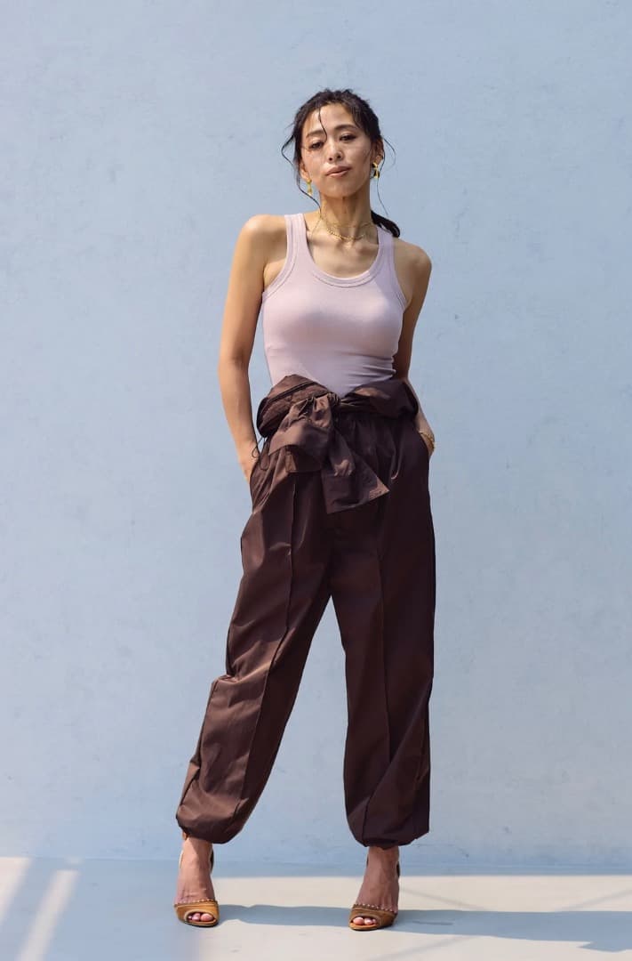 野沢和香 WERTHYワーシー撥水オールインワン ブラウンS