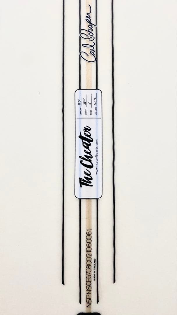 送料込み NSP サーフボード The Cheater 8'0\" ファンボード