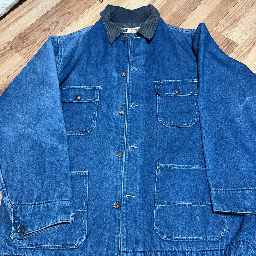 90s BIG MAC　デニムカバーオール ブラン ケットヴィンテージ