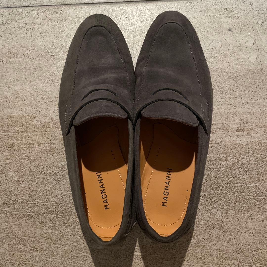 MAGNANNI スエード グレー 38