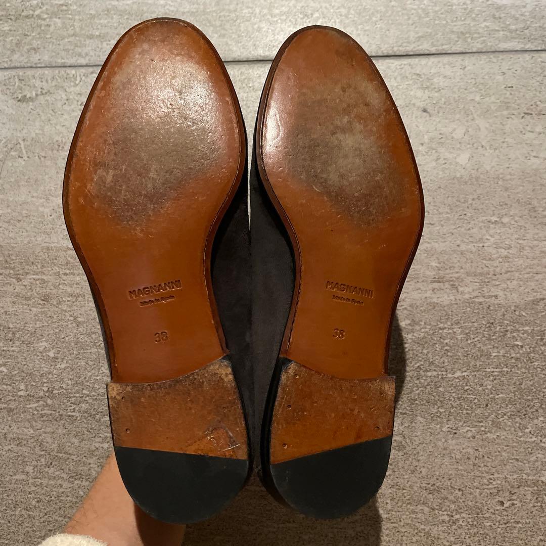 MAGNANNI スエード グレー 38