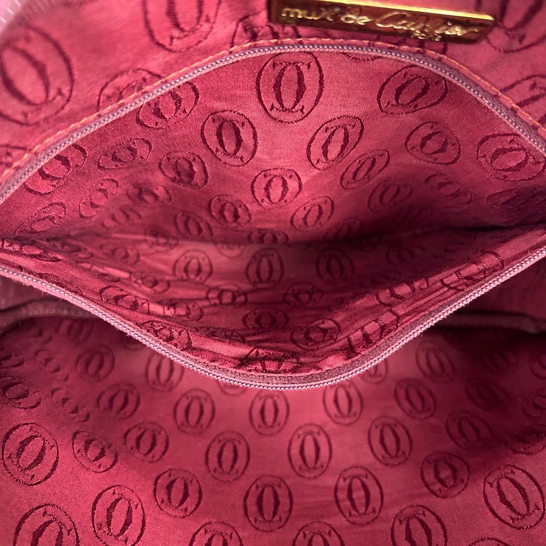 桂子 極美品 カルティエ ブリーフケース マストライン ロゴ G金具