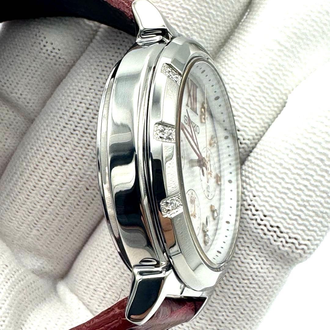 【美品】20周年記念限定モデル ダイアモンド14P SEIKO LUKIA腕時計