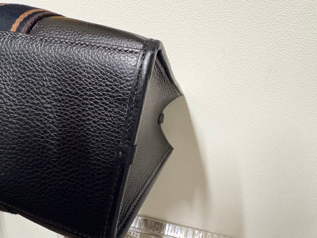 超美品コーチ COACH スミストート 2way レザー ルダーバッグ 黒