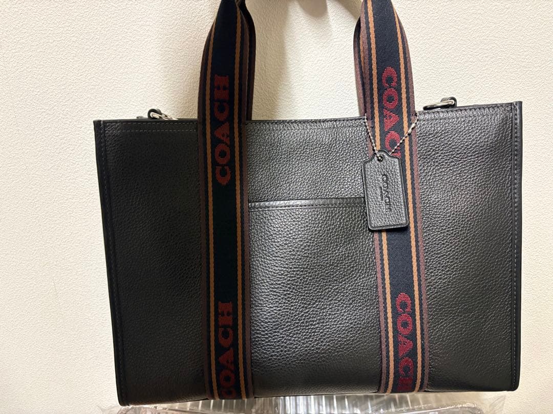 超美品コーチ COACH スミストート 2way レザー ルダーバッグ 黒